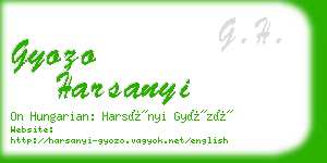 gyozo harsanyi business card